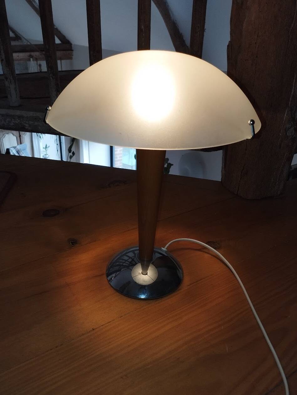 2 lampes champignons vintage IKEA modèle Kvintol B9503