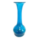 Vase bleu verre soufflé