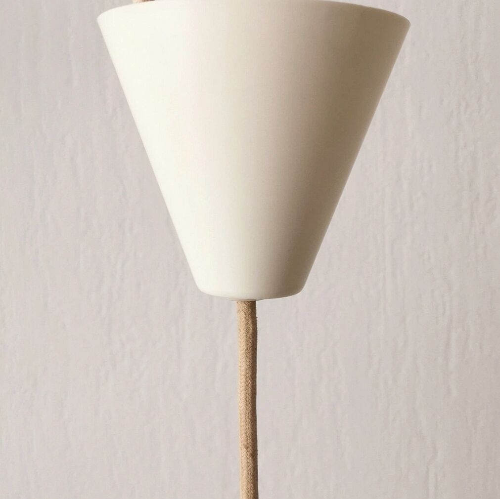 Pendant lamp "Kina" by Bent Karlby, Lyfa, 1950