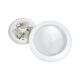 Peill & Putzler ceiling lamp – Germany, 1970s, opal glass, 40 cm, 3×E27