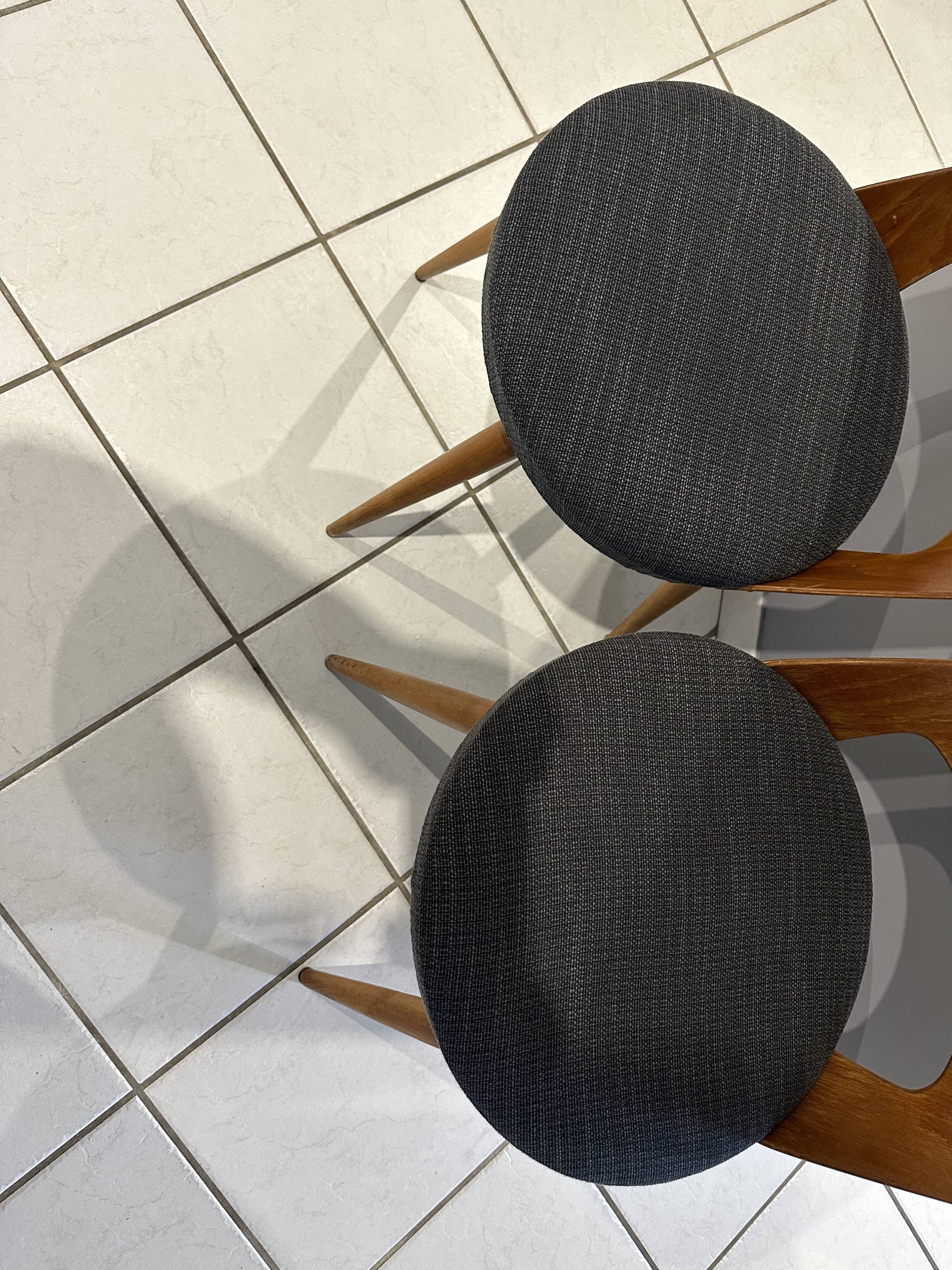 Pair of Baumann bistro chairs, Mondor model, vintage 1970