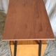 Bureau moderniste en métal et bois - années 60/70
