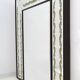 Luigi Brusotti Mid-Century Modern Italian Decorated Mirror, 1940s