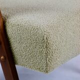 Vintage Beige Boucle Armchair in Style of Var B310, 1970s