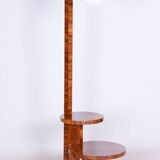 Restored ArtDeco Floor Lamp, J. Halabala, UP Zavody, Chrome, Czechia, 1930s