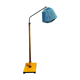 Lampadaire noyer laiton corde modulable design 1950.