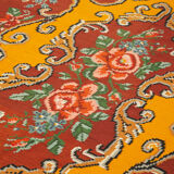 Handmade Vintage Moldovian Red Kilim 192 cm x 275 cm - 23399