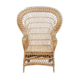 Armchair rotin braided