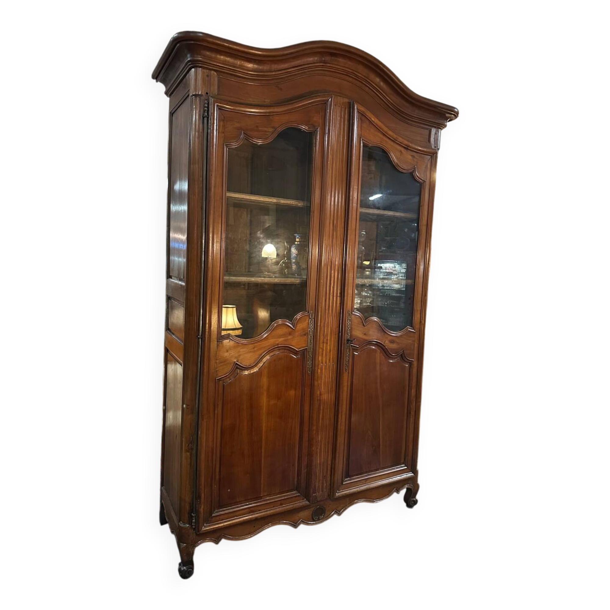 Louis XV glass cabinet