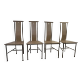 Lot de 4 chaises modèle « Turku » de Carine Karlsson - Ikea 1990