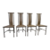 Lot de 4 chaises modèle « Turku » de Carine Karlsson - Ikea 1990