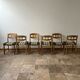 Mid-century oak danish dining chairs