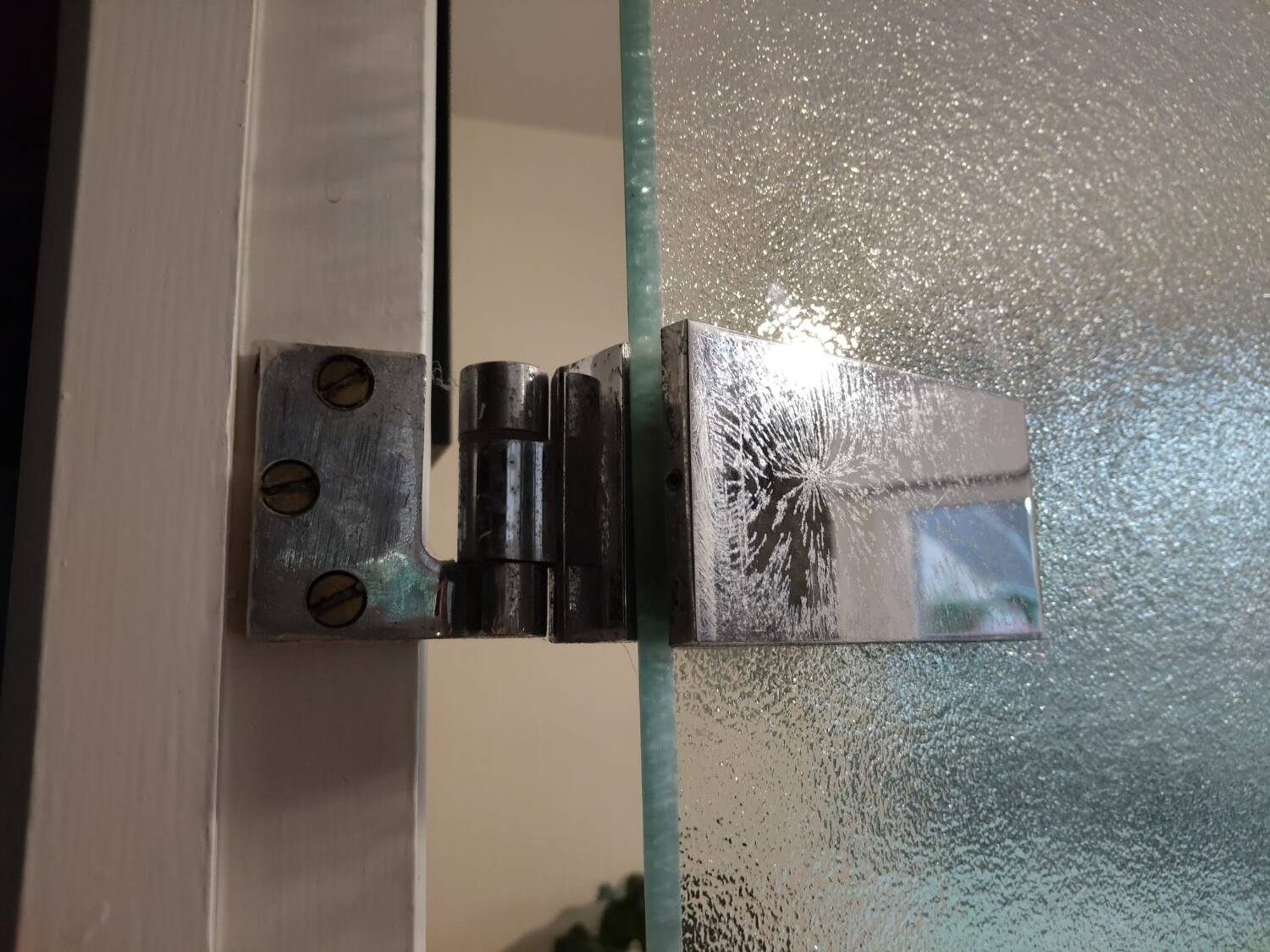 Portes verre brouillé