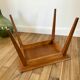 Table basse scandinave en bois années 50-60