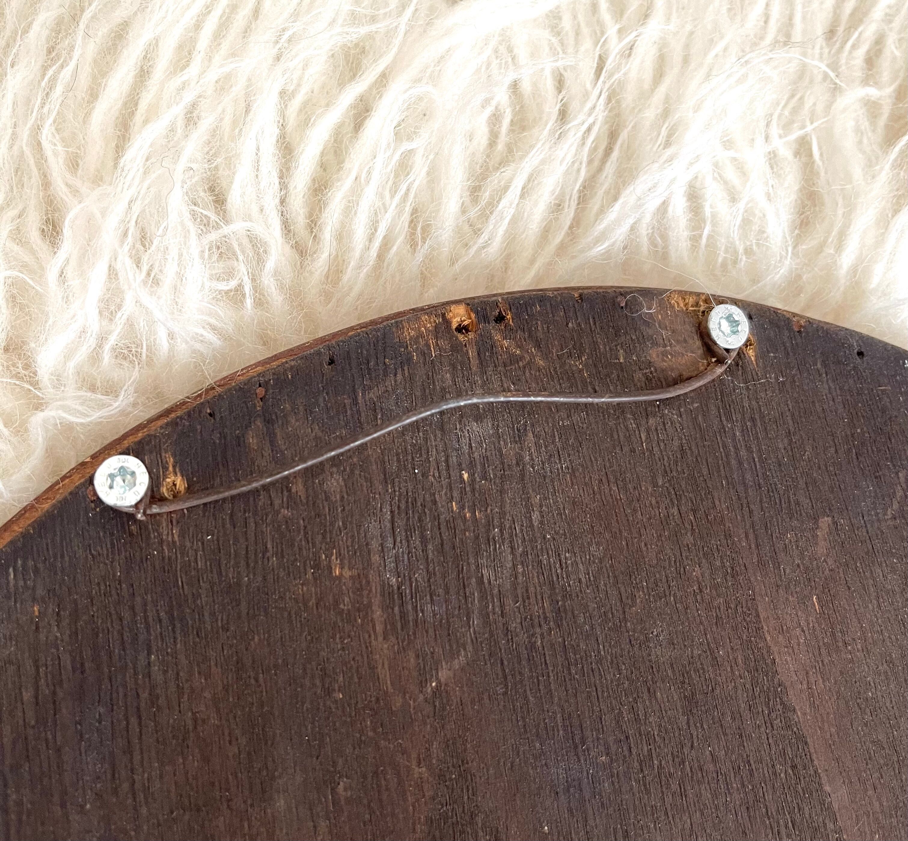 Gilded wooden mirror