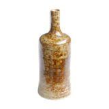 Vase bouteille en grès années 60