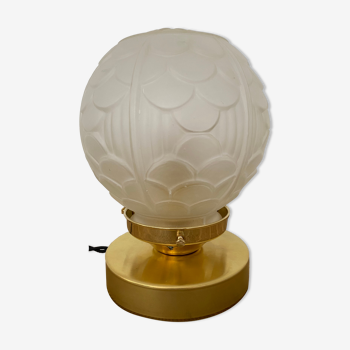 Lampe globe Art Déco