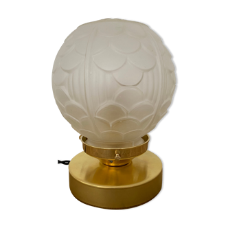 Art Deco globe lamp