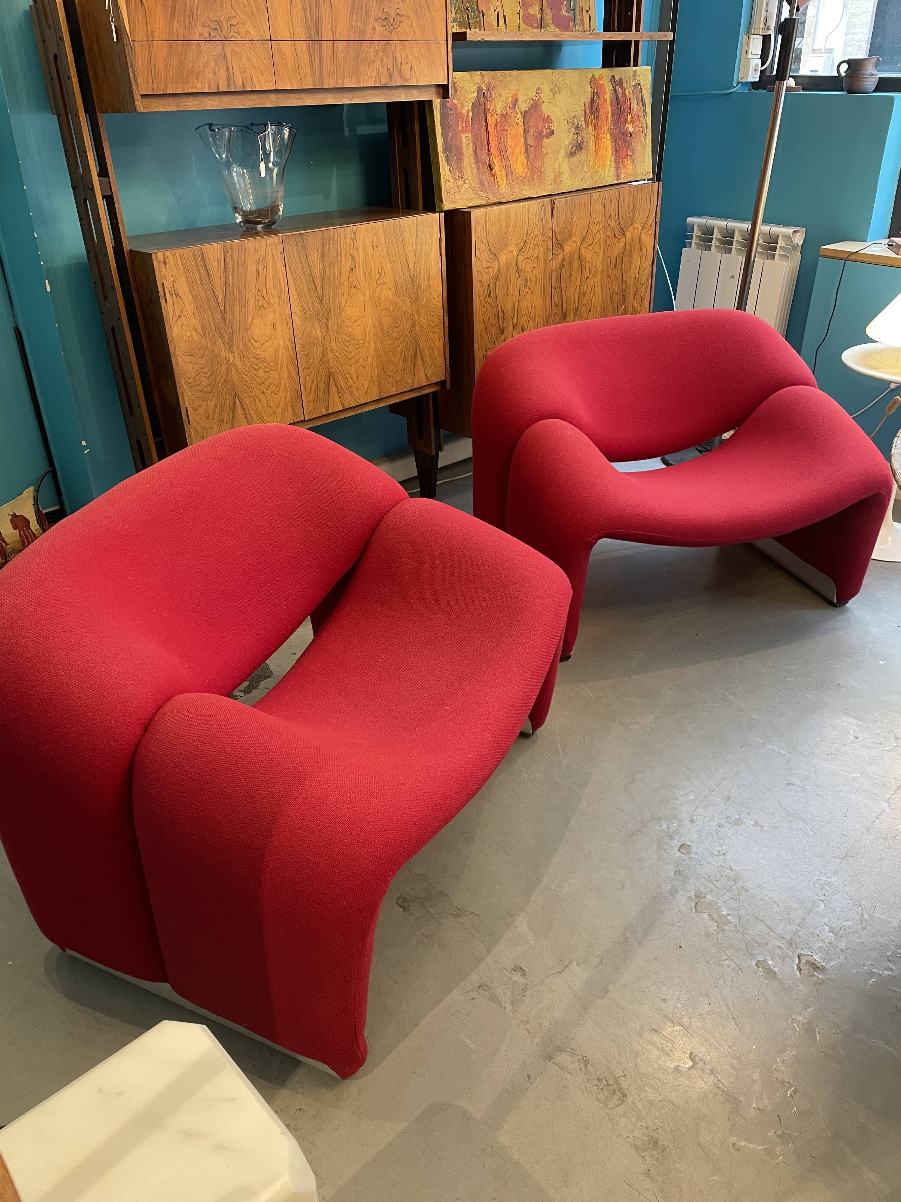 Pair of Groovy armchairs - Pierre Paulin