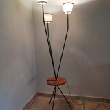 Lampadaire vintage tripode 1950