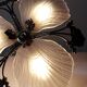 Lustre Hollywood Regency Art Deco vintage 80-90 Bronze Mariner Shells