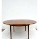 Scandinavian round table with extension