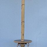Vintage rattan floor lamp