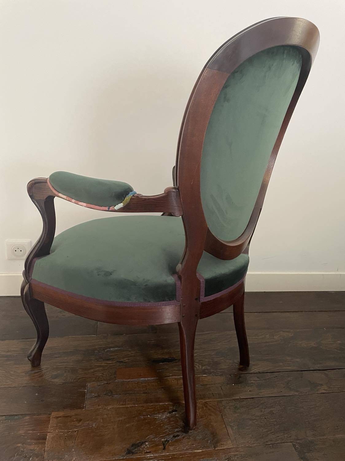 Louis Philippe armchair in rosewood