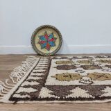Handcrafted Moroccan Berber Rug 134 X 90 CM