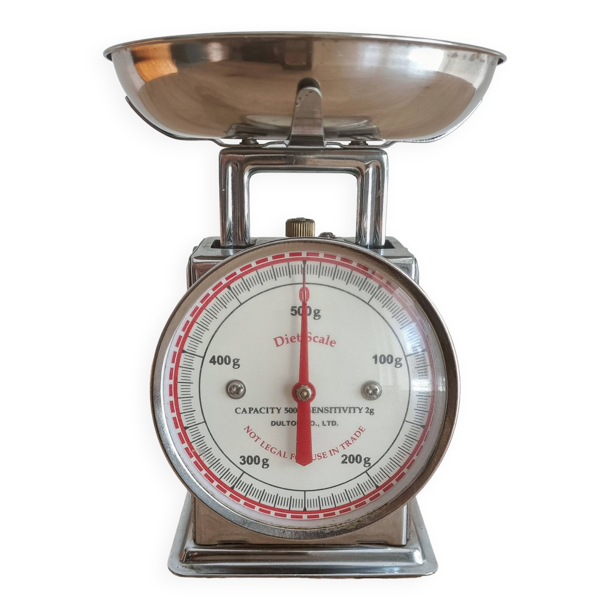 Yasu Sasamoto metal kitchen scale - Dulton - vintage