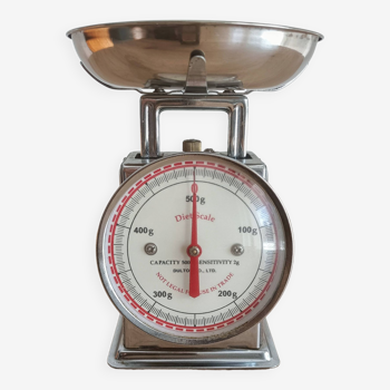 Yasu Sasamoto metal kitchen scale - Dulton - vintage