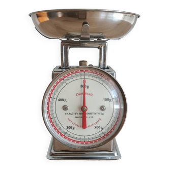 Yasu Sasamoto metal kitchen scale - Dulton - vintage