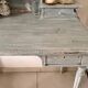 Secretary desk Henri II with grey Gustavian steps