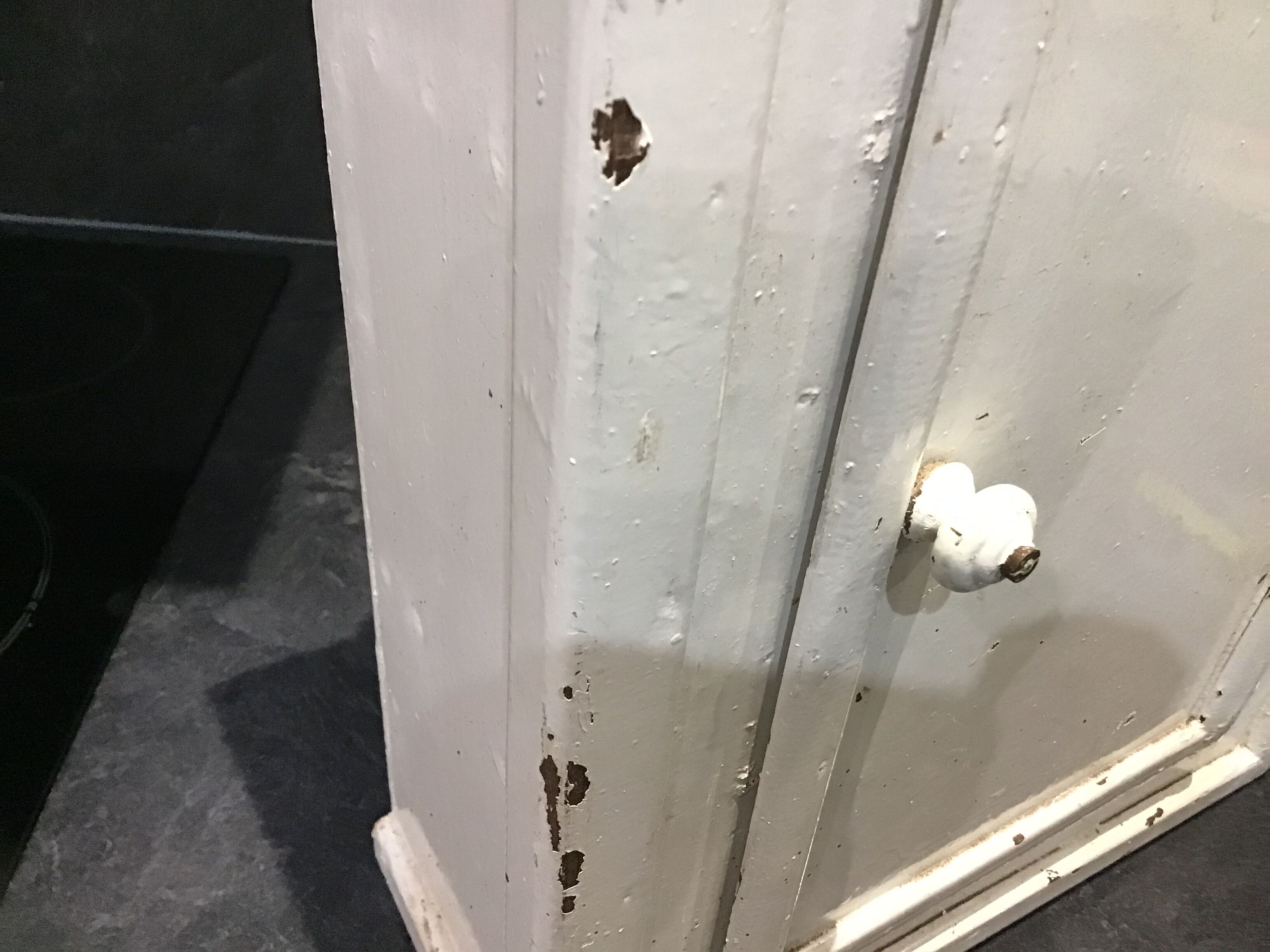 Vintage murale pharmacy wardrobe