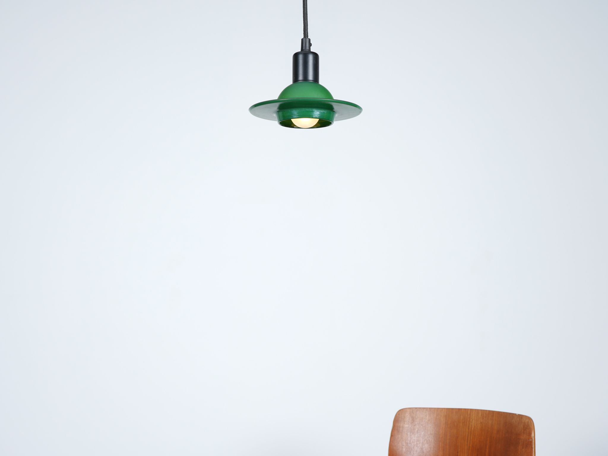 Small Scandinavian accent suspension made in Denmark in pressed glass