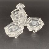 Saleron triple en verre – 1024DA10