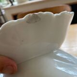 White porcelain vase