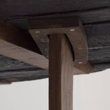 Impressive XL Oak Farmhouse Dining Table, France 19th century