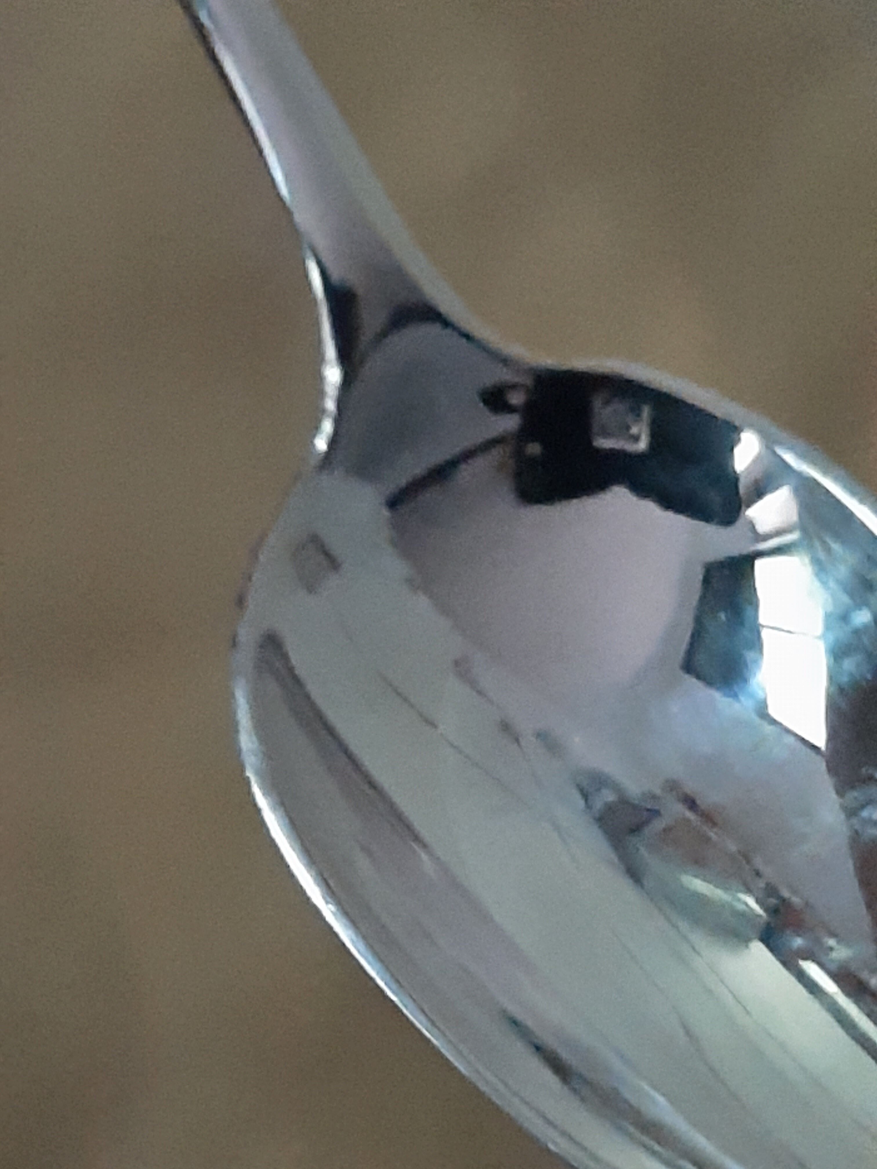 6 silver spoons monogram C B