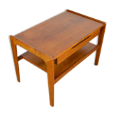 Table basse scandinave en teck vintage 1960