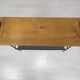Vintage metal wood magazine rack
