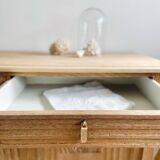 Grand buffet Art Déco en chêne massif - Enfilade vintage