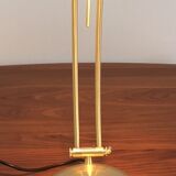 Brass lamp Bauhaus style 45 cm, 1970