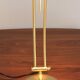 Lampe de bureau en laiton style Bauhaus, 45cm 1970