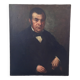 Oil canvas portrait of a man