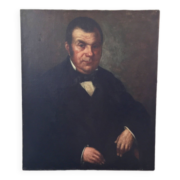 Toile à l’huile portrait d’homme