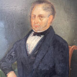 Portrait signé et daté 1853