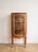 Petite vitrine argentier style Louis XV en bois