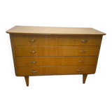 Vintage elm commode from the 1960s.