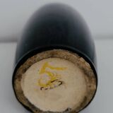 Vase en céramique vintage bleu